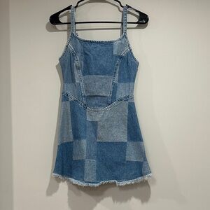 Harper Heritage PatchworkDenim Dress
